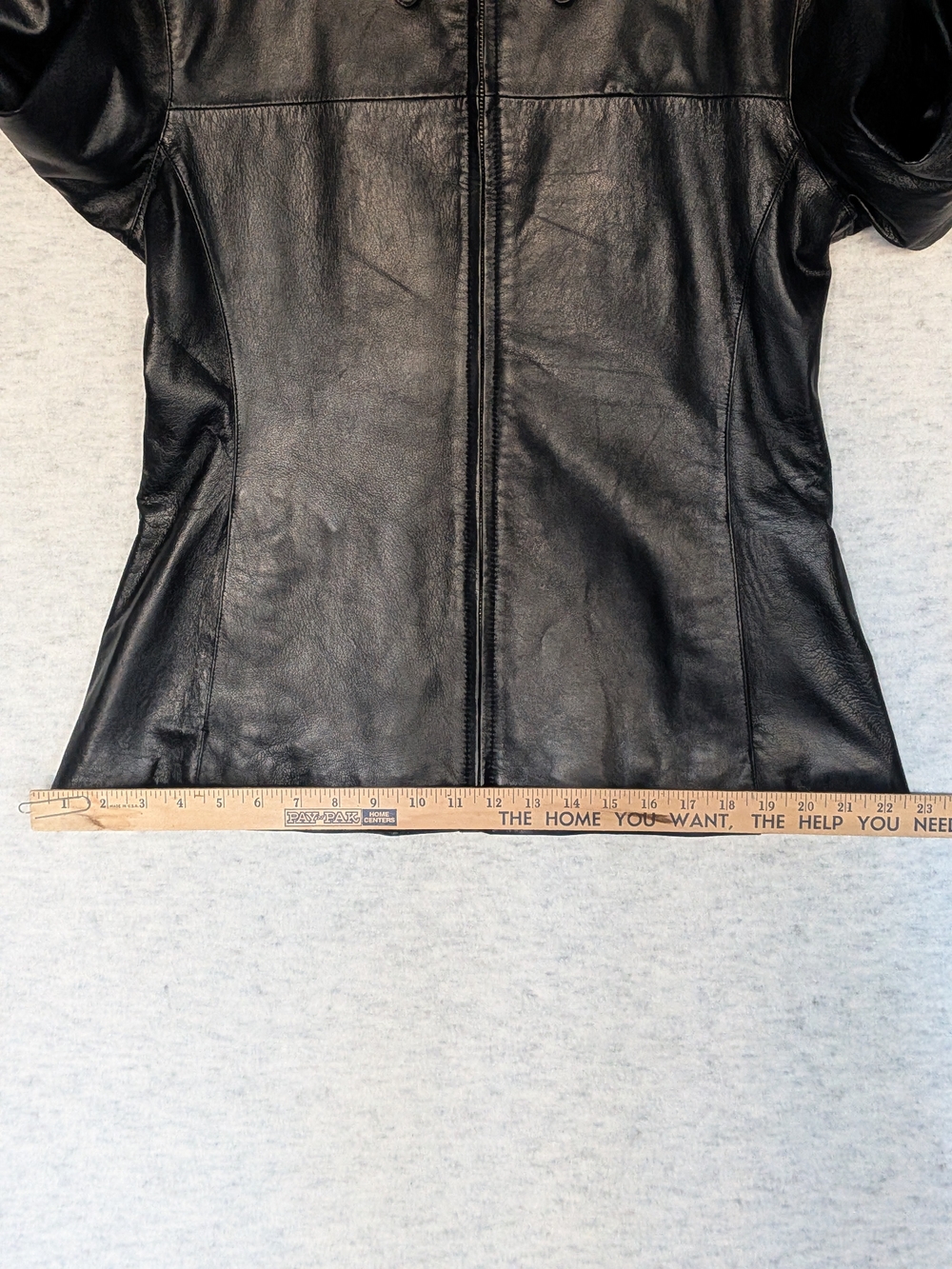 NWT Vtg Wilsons Leather Maxima Black Jacket Sz L Deadstock Y2K 90s Cobalt Lining - Picture 14 of 15